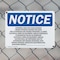 Signmission Extremely High Arc Flash Incident Energy OSHA Notice Sign, Plastic, 10in W x 7in L, 2PK OS-2PACK-NS-P-710-L-12291 - alternate 5